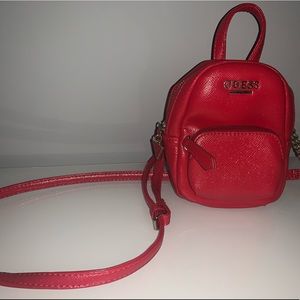 Red shining Guess mini bag